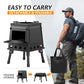 ⏳🔥LIMITED-TIME 50% OFF! ⏰Portable Wood Burning Rocket Stove | 16 Vent Holes Efficient Burn | Outdoor Wood Stove | Foldable Camping Cooker
