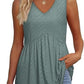 🎁New arrival 50% OFF💥Women Dressy Sleeveless V Neck Babydoll Tank Tops