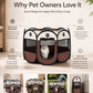 🔥 52% OFF 🐾 Summer Pet Portable Playpen – Breathable Mesh, Foldable Design & Indoor/Outdoor Comfort ✨