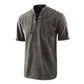 🎉LAST DAY SALE 57% OFF⚡👕Men Gothic Retro T-Shirt, Lace-up V-neck, Linen Pocket