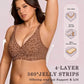 🏆LAST DAY SALE 58% OFF 🔥Super Firming Wirefree Jelly Bra with Leopard Print 👍