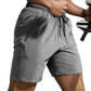 🎁New Arrival 50% OFF💥Men's Letter Print Drawstring Waist Shorts