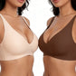 💗LAST DAY SALE 50% OFF⚡50K+ SOLD💕 Jelly Wireless Womens Comfortable Wireless Bras Push Up Bralettes Seamless Tshirts Bras Deep V Everyday Bras