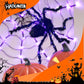 🎃LIMITED-TIME 50% OFF! ⏰Halloween Black Spider Decoration with Light🕷️