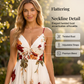 💃 New Arrivals 50% OFF💥Women's Printed Spaghetti Strap Maxi Dress – Designed to flatter with a V-neckline, adjustable thin straps & a flowing A-line silhouette. A timeless, feminine piece for warm-weather occasions 🌿