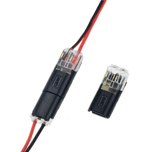 🔌Two-wire plug connector with locking tab