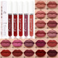 📢📢53% OFF !!!⏰18 Pcs Matte Waterproof  Long Lasting Lip Gloss