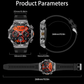 🎁New arrival 50% OFF💥⌚1.52" HD smartwatch for men – Phone calls and music control – Multiple sports modes – IP68 waterproof – Long battery life
