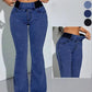 Women's High-Waist Stretch Flare Denim Jeans