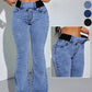 Women's High-Waist Stretch Flare Denim Jeans