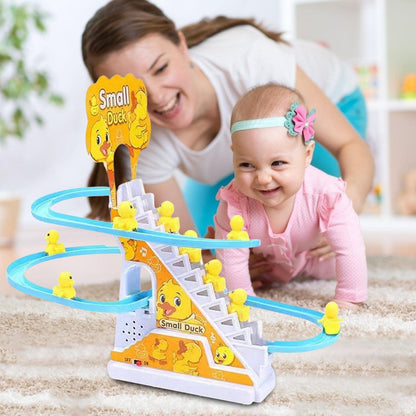 🎁New Arrivals 50% OFF💥 Little Duck Climbing Stair Toy – Fun & Learning Combined 🐤
