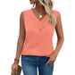 💐2026 New Arrivals 50% OFF💥 Women’s Button Down V Neck Loose Fit Tank Top