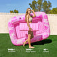 🥳2026 HOT SALE🥳💞50K+ SOLD!😎💦 58% OFF! Inflatable Tanning Pool Lounger – Smart spray cools you automatically. Detachable pillow, cup holders & safety handles. Holds 2 adults (350lb). Perfect for garden or beach! 🏖️🌞