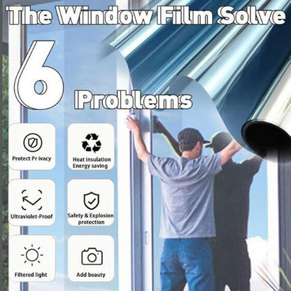 🔥 50% OFF NOW! 🔒 Window Peeping Proof Sticker – One-Way Privacy, UV Protection & Easy Application 🏠