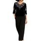 🎁New arrival 50% OFF💥Women's Velvet Rhinestone Top & Pants Set