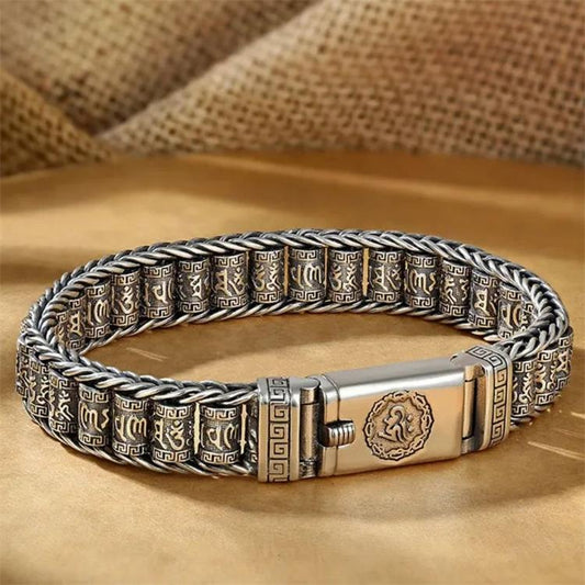 🎁New arrival 50% OFF💥Six Character Truth-Prayer Wheel Bracelet⛓️