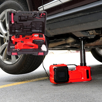 🚗Electric Car Jack, 5 Ton/11023 LBS Hydraulic Car Jack, Portable Car Jack Lifting with Built-in Inflatable Pump and LED Light, Car Jack for SUV MPV Sedan Truck Change Tires Garage Repair