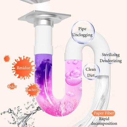 🧼2026 HOT SALE🥳50K+ SOLD!🌸Multi-Use Powerful Anti-Clog Drain Cleaner Powder