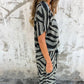 🎁New Arrivals 52% OFF💥Women's Zebra Print V-Neck Top & Pants Two-Piece Set
