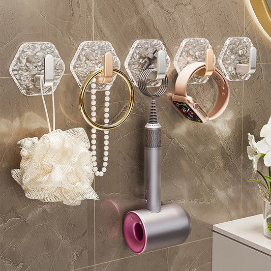 ⏳🔥LIMITED-TIME 40% OFF! ⏰5PCS Punch-Free Ripple Wall Adhesive Hooks