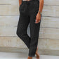🎁New arrival 50% OFF💥Women's  Elastic Waist Cotton Linen Wide Leg Pants