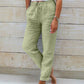 🎁New arrival 50% OFF💥Women's  Elastic Waist Cotton Linen Wide Leg Pants