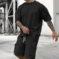 🥳SUMMER HOT SALE🥳💞50K+ SOLD!💥55% OFF! 🔥Men's Casual Short Sleeve T-Shirt Shorts Set