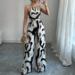 🎁New arrival 52% OFF💥Fashion Color-Blocking Halter Jumpsuit