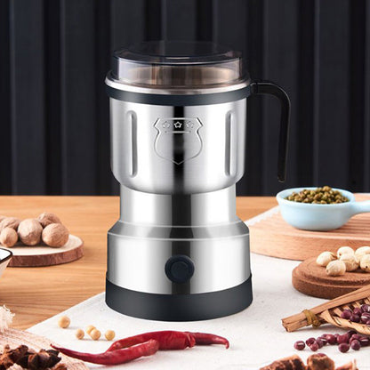 🌶️ 50% OFF! ⚡ Multifunctional Electric Grinder—for spices, coffee, herbs, and nuts—stainless steel blades, one-touch grinding ✨