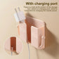 📢📢BUY MORE SAVE MORE⏰Multi-Functional Desk Organiser & Phone Charging Station | Compact ABS Storage Box with Side Hooks for Remotes, Cables & Keys