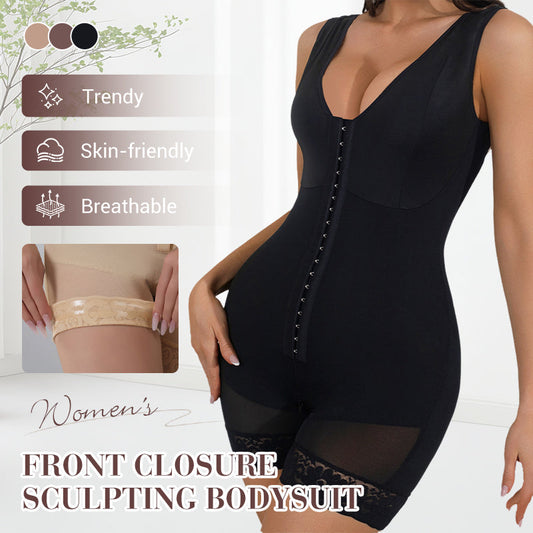 💗LAST DAY SALE 52% OFF⚡50K+ SOLD💕Women's Front Closure Sculpting Bodysuit