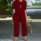 💃New Arrivals 50% OFF🎁Elegant Women’s Relaxed Fit 3-Piece Set – Minimalist Wide-Leg Pants, Cardigan & Top in Luxe Stretch Fabric 🌟👚