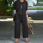 💃New Arrivals 50% OFF🎁Elegant Women’s Relaxed Fit 3-Piece Set – Minimalist Wide-Leg Pants, Cardigan & Top in Luxe Stretch Fabric 🌟👚