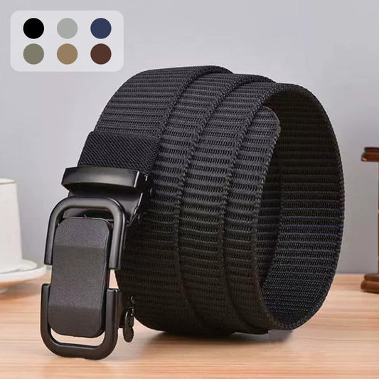 Men's Tactical Nylon Belt - Heavy-Duty Buckle & Adjustable Fit, Ideal for Outdoor/Work/Daily Use ⚙️📦