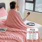 ⏳🔥LIMITED-TIME 50% OFF! ⏰Super Soft Fur Ribbed Fleece Throw Blanket🔥