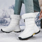 💗LAST DAY SALE 50% OFF⚡ Women’s Non-Slip Warm Zipper Snow Boots