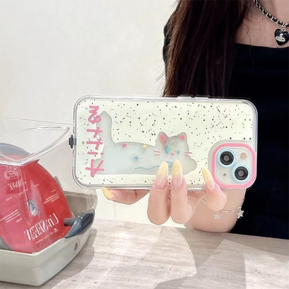 🎄Christmas Sales 60% OFF🐾Luminous Cartoon Cat & Dog Phone Case