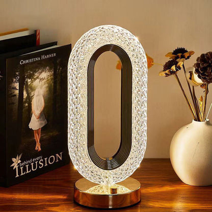 📢📢LAST DAY SALE 50% OFF⚡Rechargeable Luxury Crystal LED Night Light Lamp