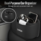 Clip-On Car Storage Box & Trash Can