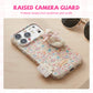 Floral Print 3D Plush Bunny Phone Case for 11-17 Series