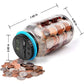 ⏳🔥LIMITED-TIME 50% OFF! ⏰Digital Coin Counting Money Box – Automatic LCD Savings Jar for GBP or Euro Coins, 1.8L