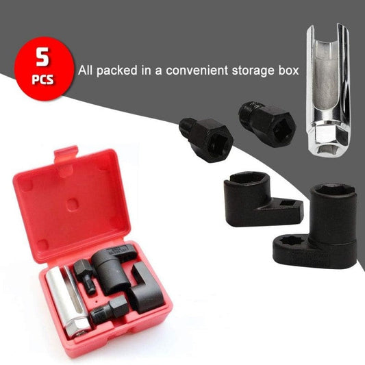 🎁2026 New Arrivals 53% OFF💥Automotive O2 Sensor Offset Socket & Thread Chaser 5 PCS Set🚗🔧