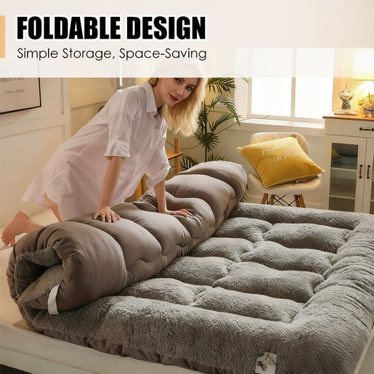 🛏️New arrival 50% OFF!☁️ Supportive & Warm Thick Bed Mattress Pad – Extra Comfort, Breathable & Machine Washable 🧼