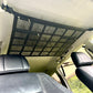 🚤50% OFF NOW! ⏰Overhead Mesh Gear Storage Net, Adjustable Car Roof Storage Bag, Multi‑Pocket Ceiling Mesh Organizer for SUV, Van, 4x4, Boat & Rooftop Tent, Holds Fishing Gear & Outdoor Supplies