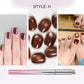 🥳2026 HOT SALE 49% OFF!🥳💞Buy 1 Get 1 Free!💝💫All-in-One Cat Eye Nail Gel Pen – Get a hypnotic cat-eye effect in one stroke! Magnetic gel, lasting shine, salon magic at home🖤🌌