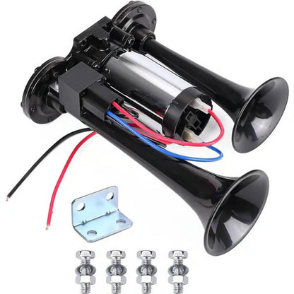 ⏳🔥LIMITED-TIME 55% OFF! ⏰🚨 Train Air Horn 120dB – Fits Trucks, Cars & Boats | 12V/24V, Waterproof & Tool-Free Install 🚛🔊