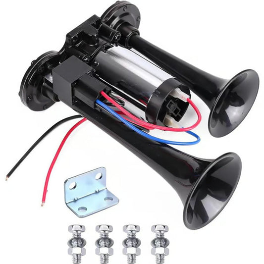 ⏳🔥LIMITED-TIME 55% OFF! ⏰🚨 Train Air Horn 120dB – Fits Trucks, Cars & Boats | 12V/24V, Waterproof & Tool-Free Install 🚛🔊