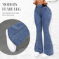 Women's High-Waist Stretch Flare Denim Jeans