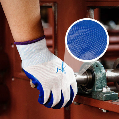🎉BUY MORE GET MORE FREE🤝Wear-resistant latex work gloves