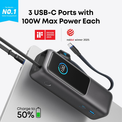 📢📢53% OFF !!!⏰🔥Portable Charger with Built-in Cable⚡